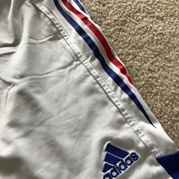 French Soccer FFF Adidas Shorts #6 Player Worn - Picture 3 of 6